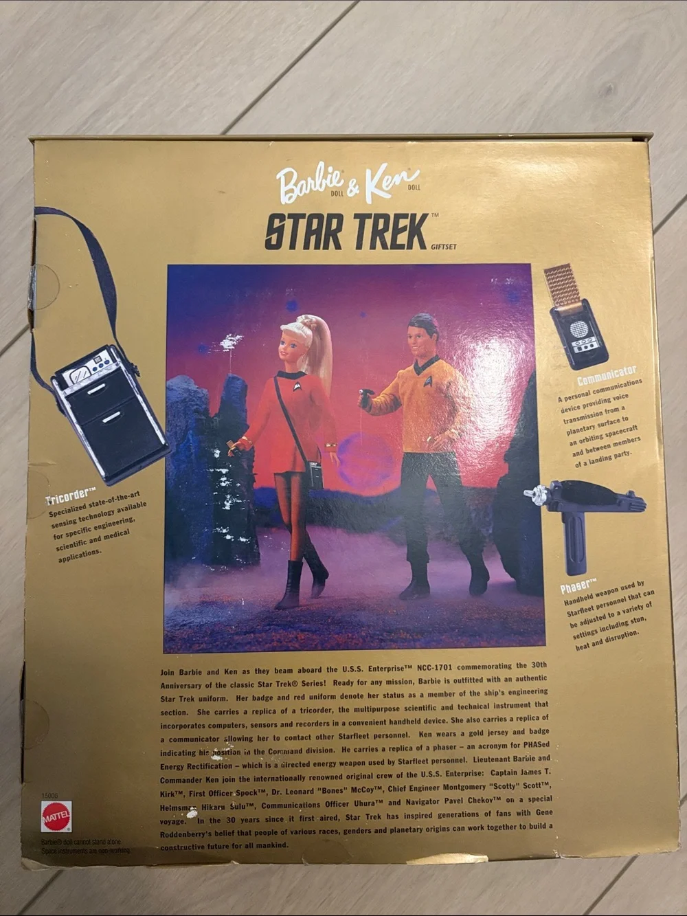 Star Trek Collector Edition Giftset - Red & Gold